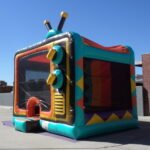 Retro TV Bounce House J182