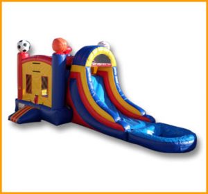 3 in 1 Wet Dry Inflatable Sports Combo