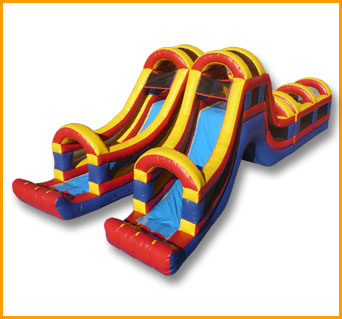 Double Slide Obstacle Course