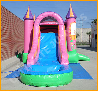 Enchanted Wet/Dry Bouncer and Slide Combo