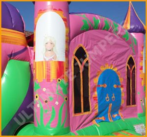 Enchanted Wet/Dry Bouncer and Slide Combo