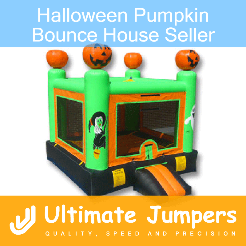 Halloween Pumpkin Bounce House Seller