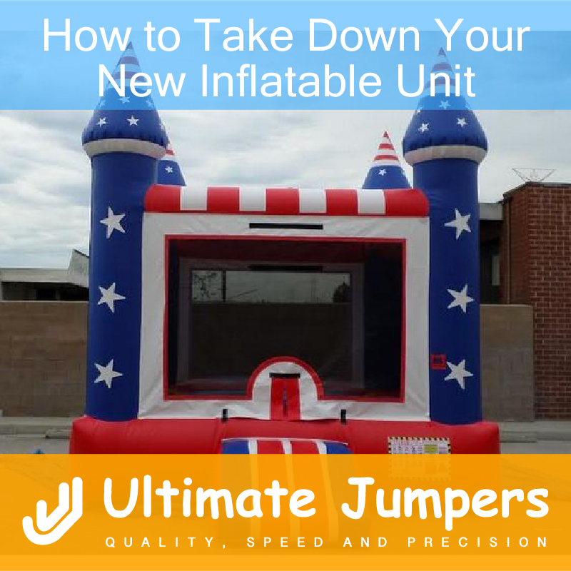 How to Take Down Your New Inflatable Unit