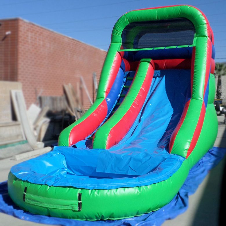 Inflatable 14 Foot Front Load Water Slide W116 Ultimate Jumpers