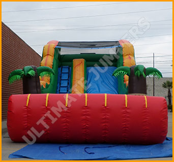 Inflatable 14' Tropical Slide