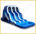 Inflatable 16' Triple Lane Wet and Dry Water Slide