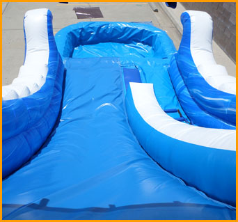 Inflatable 17' Blue Marble Water Slide