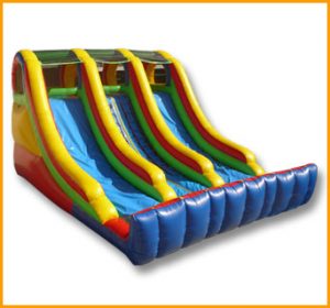 Inflatable 18' Double Climber Slide