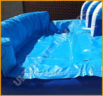 Inflatable 18' Double Lane Water Slide