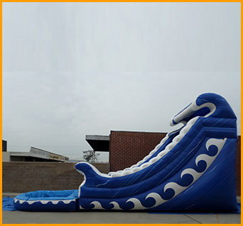 Inflatable 18' Ocean Wave Water Slide