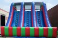 Inflatable 18' Triple Lane Wet and Dry Water Slide