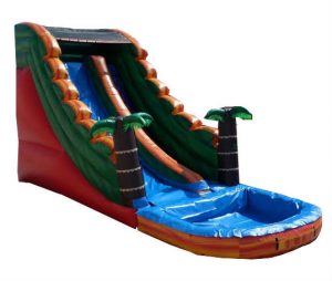 Inflatable 18' Tropical Water Slide