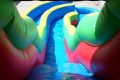 Inflatable 21' Module Double Lane Curvy Water Slide