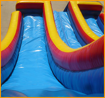 Inflatable 24' Double Climber Slide