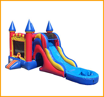 Inflatable 3 in 1 Wet and Dry Castle Combo