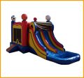 Inflatable Double Lane Wet Dry Sports Combo