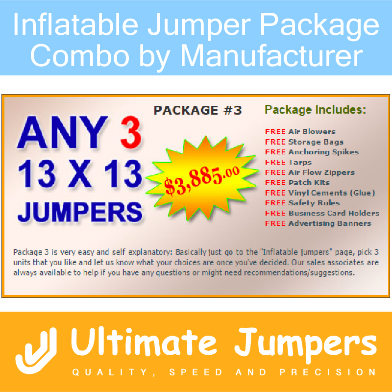 Inflatable Jumper Package Combo by Manufacturer