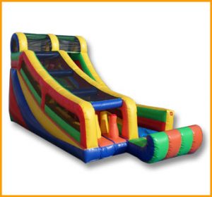 Inflatable Multicolor Incline Slide