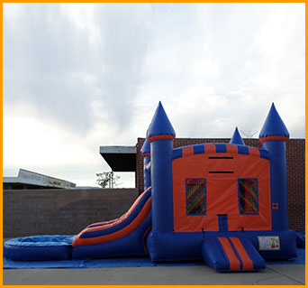 Inflatable Wet Dry Bouncer and Slide Combo
