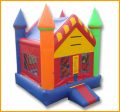 Multicolor Pointed Roof Castle Jumper