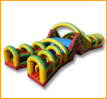X Shaped Obstacle Course